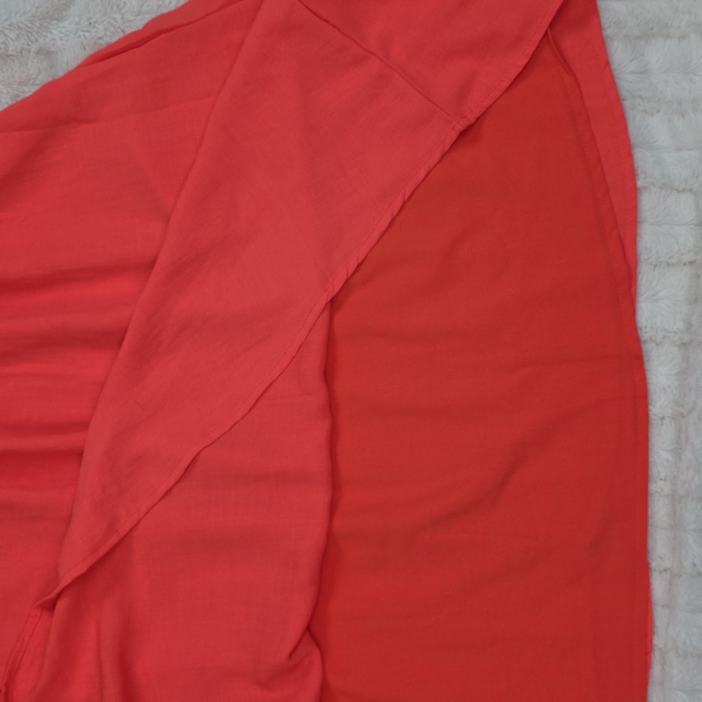 Davi & Dani Orange V Neck Mini-Dress NWT - Picture 12 of 14
